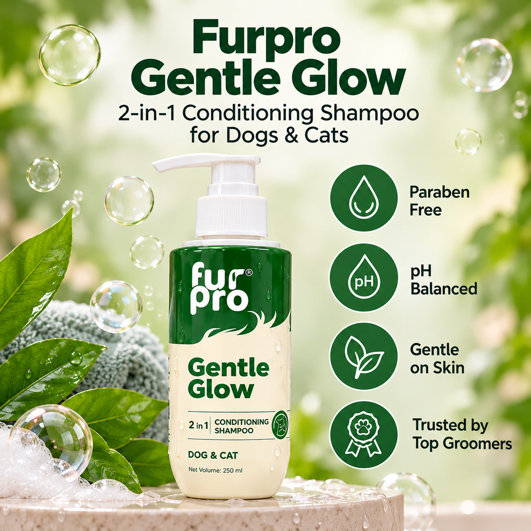 Furpro Gentle Glow 2 in 1 Conditioning Shampoo for Dogs and Cats