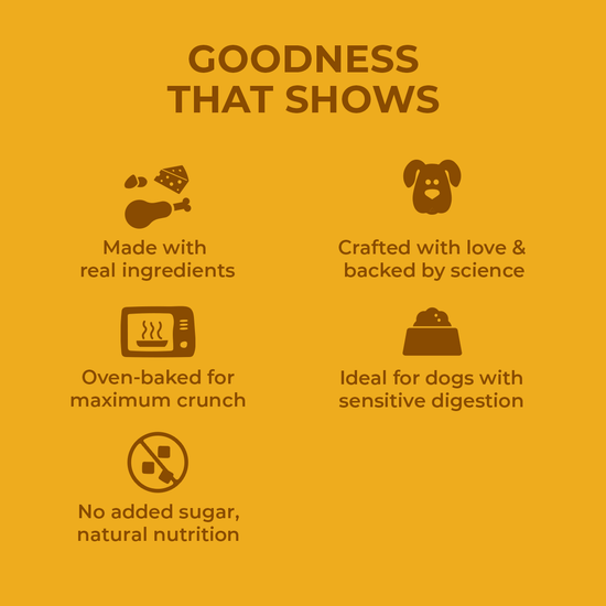 Applod Crunch-a-Licious Gluten Free Chicken & Cheese Dog Biscuits - 800g