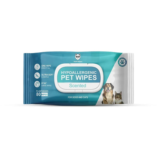 Hachi Wilson Premium Hypoallergenic Plant - Based Pet Wipes - (Pack of 1) 250g - Zigly