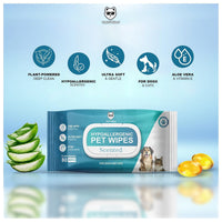 Hachi Wilson Premium Hypoallergenic Plant - Based Pet Wipes - (Pack of 1) 250g