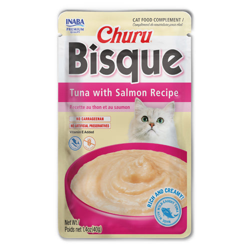 Inaba Churu Bisque Tuna with Salmon Recipe 40 g