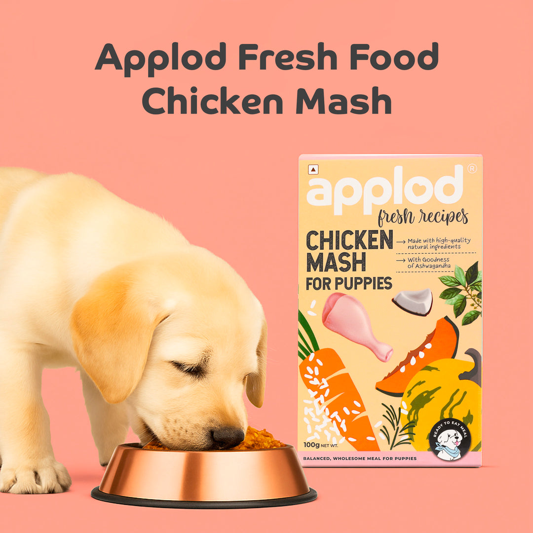 Applod Chicken Mash For Puppies Fresh Dog Food