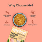 Applod Chicken Mash For Puppies Fresh Dog Food - Zigly