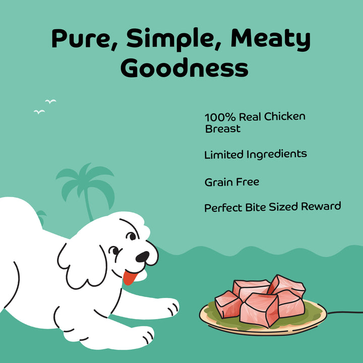 Applod Tender Chicken Jerky Bites Dog Treat - 50g