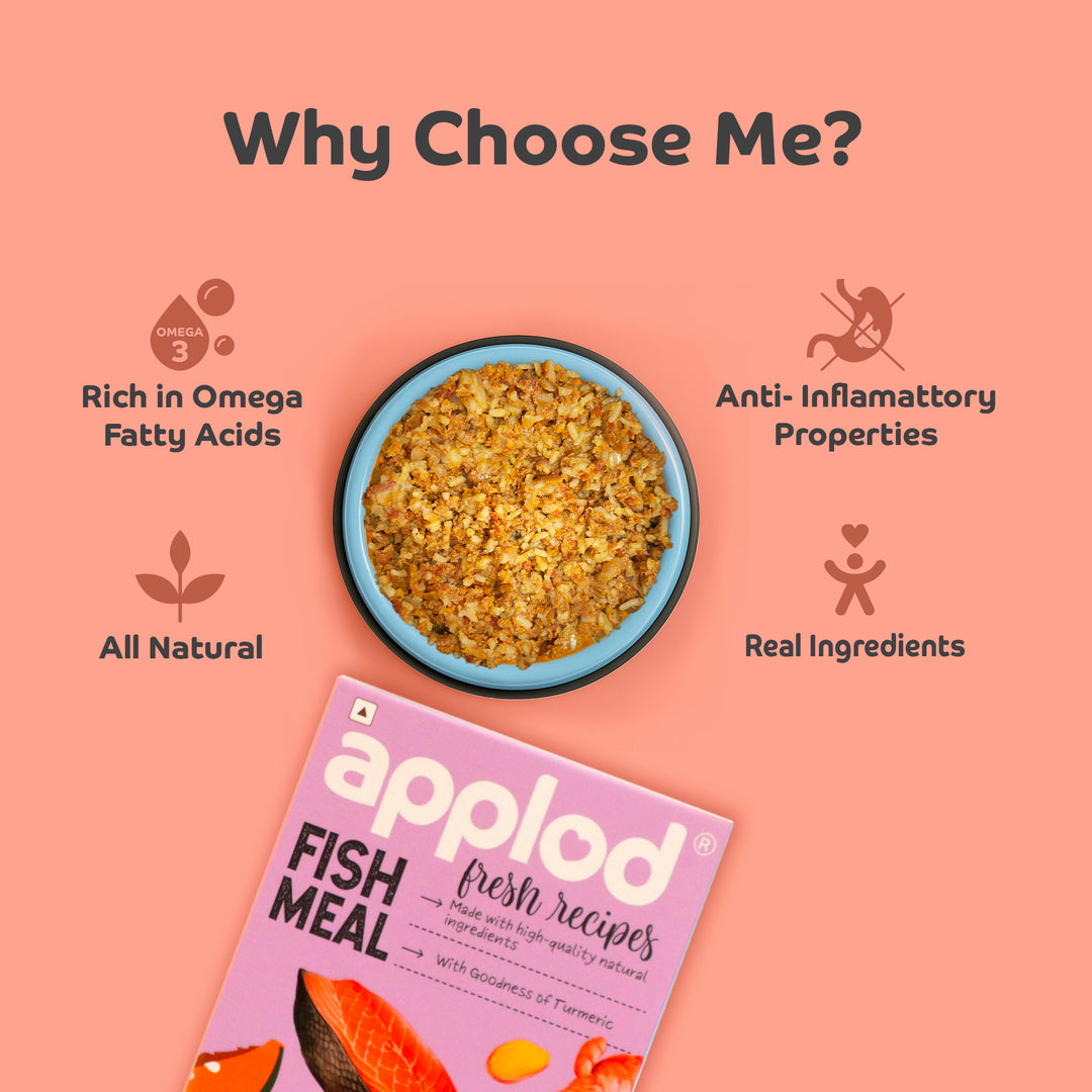 Applod Fish Meal  Fresh Dog Food – For Adult Dogs