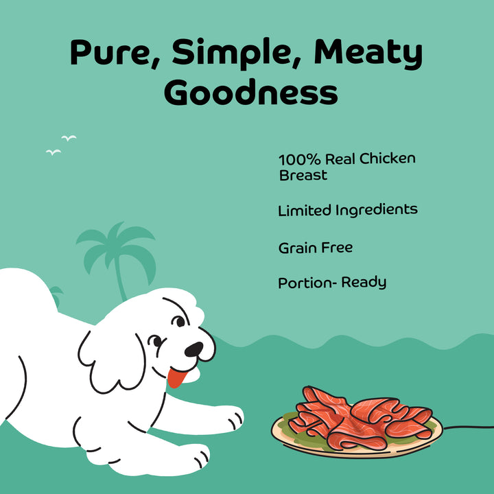 Applod Tender Chicken Slices Dog Treat - 50g