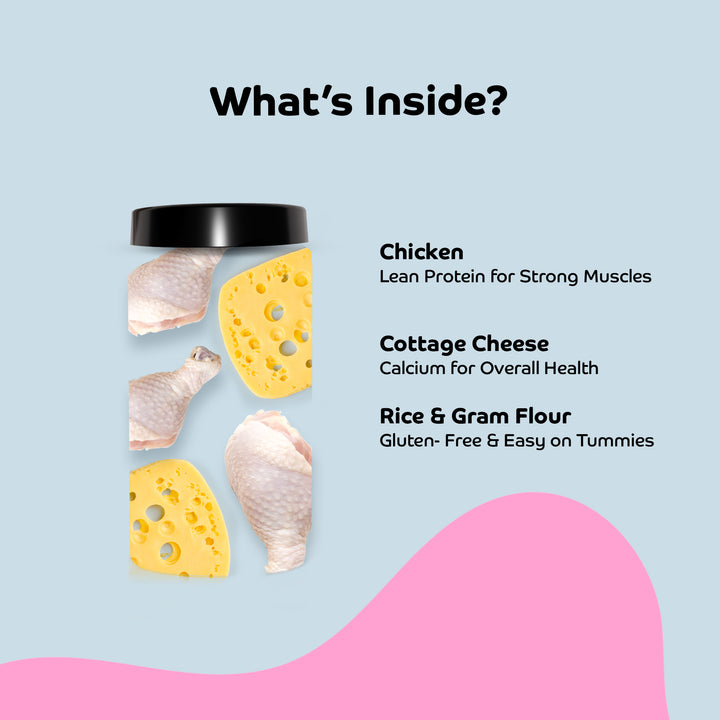Applod Crunch-a-Licious Gluten Free Chicken & Cheese Dog Biscuits - 800g