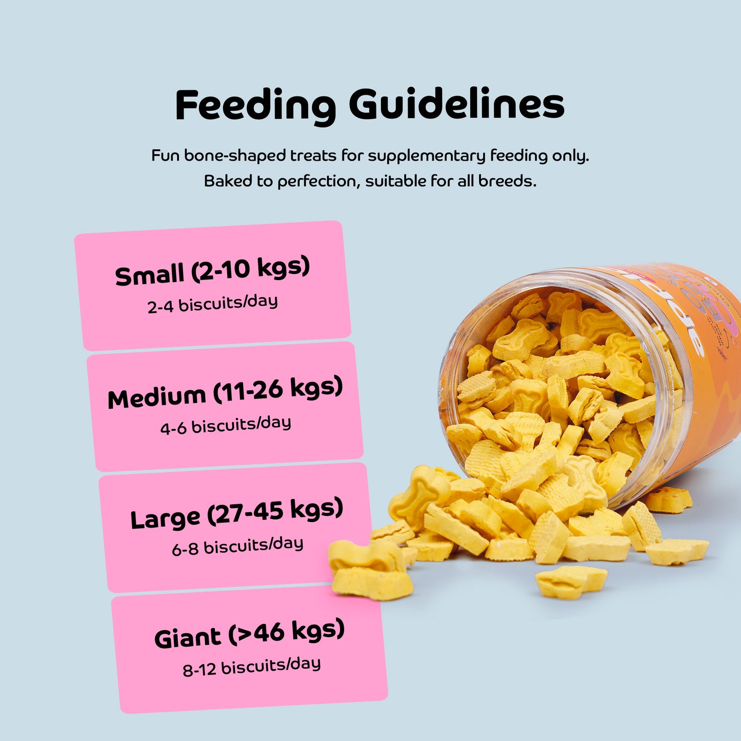Applod Crunch-a-Licious Gluten Free Chicken & Cheese Dog Biscuits - 800g