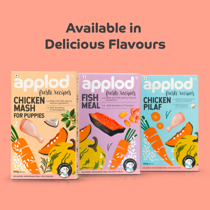 Applod Fish Meal  Fresh Dog Food – For Adult Dogs