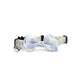 ZL Lilac Dot Bell & Bow Cat Collar