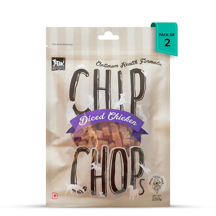 Chip Chops Diced Chicken Dog Meaty Treat - 70g
