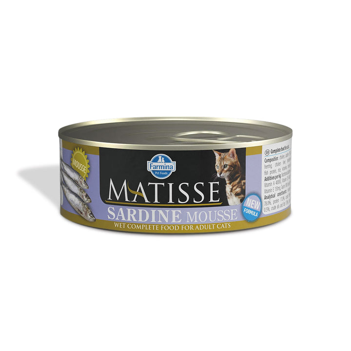 Matisse Sardine Mousse Adult Wet Cat Food - 80g