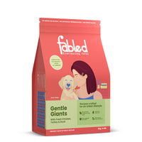 Fabled Gentle Giant With Fresh Chicken, Turkey & Duck Dry Dog Food - Large Breed Puppy - 2kg