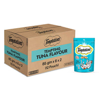 Temptations Tempting Tuna Flavour Cat Treat - 85g (Pack Of 12)