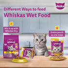 Whiskas Chicken in Gravy Wet Cat Food - All Breeds Adult (+1 year) - 80g (Pack Of 56) - Zigly