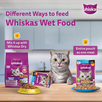 Whiskas Tuna in Jelly Wet Cat Food - All Breeds Adult (+1 year) - 80g (Pack Of 112)