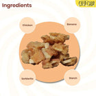 Chip Chops Banana Chip Twined With Chicken Dog Meaty Treat  70g - Zigly