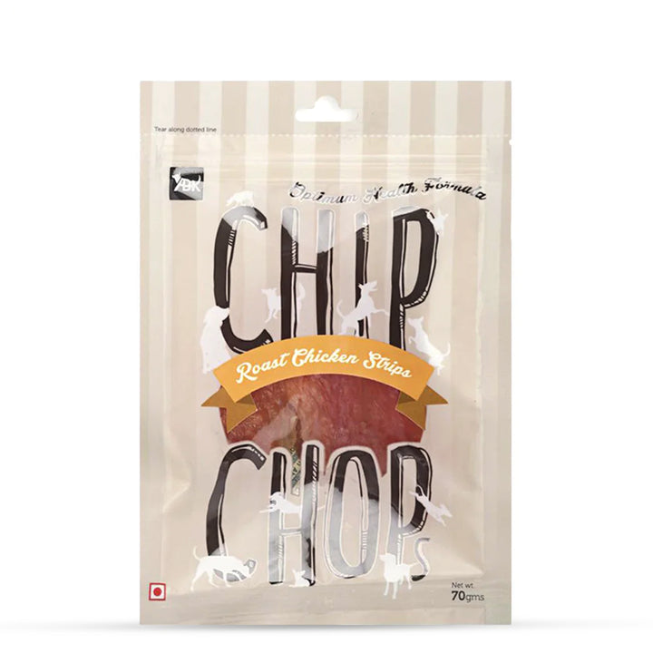 Chip Chops Roast Chicken Strips Dog Meaty Treat - 70g