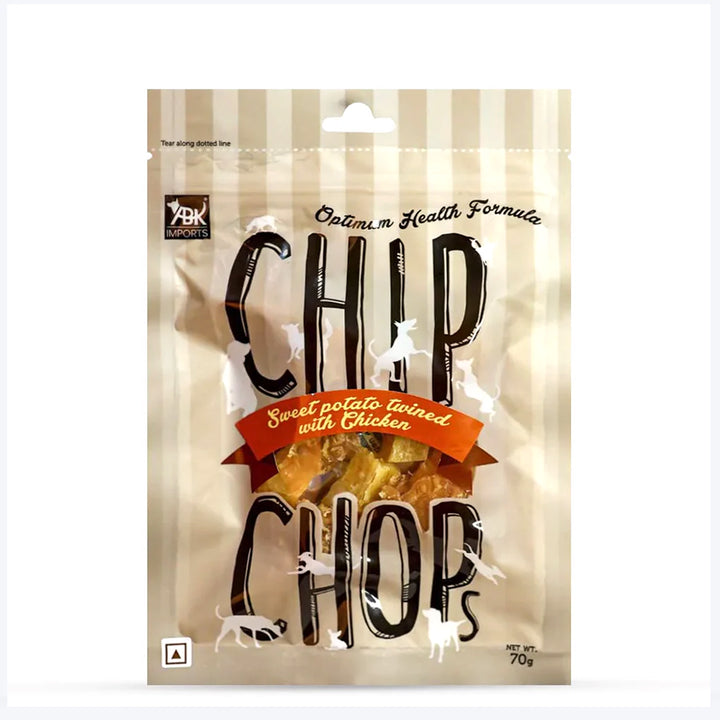 Chip Chops Sweet Potato Twined with Chicken Dog Meaty Treat - 70g
