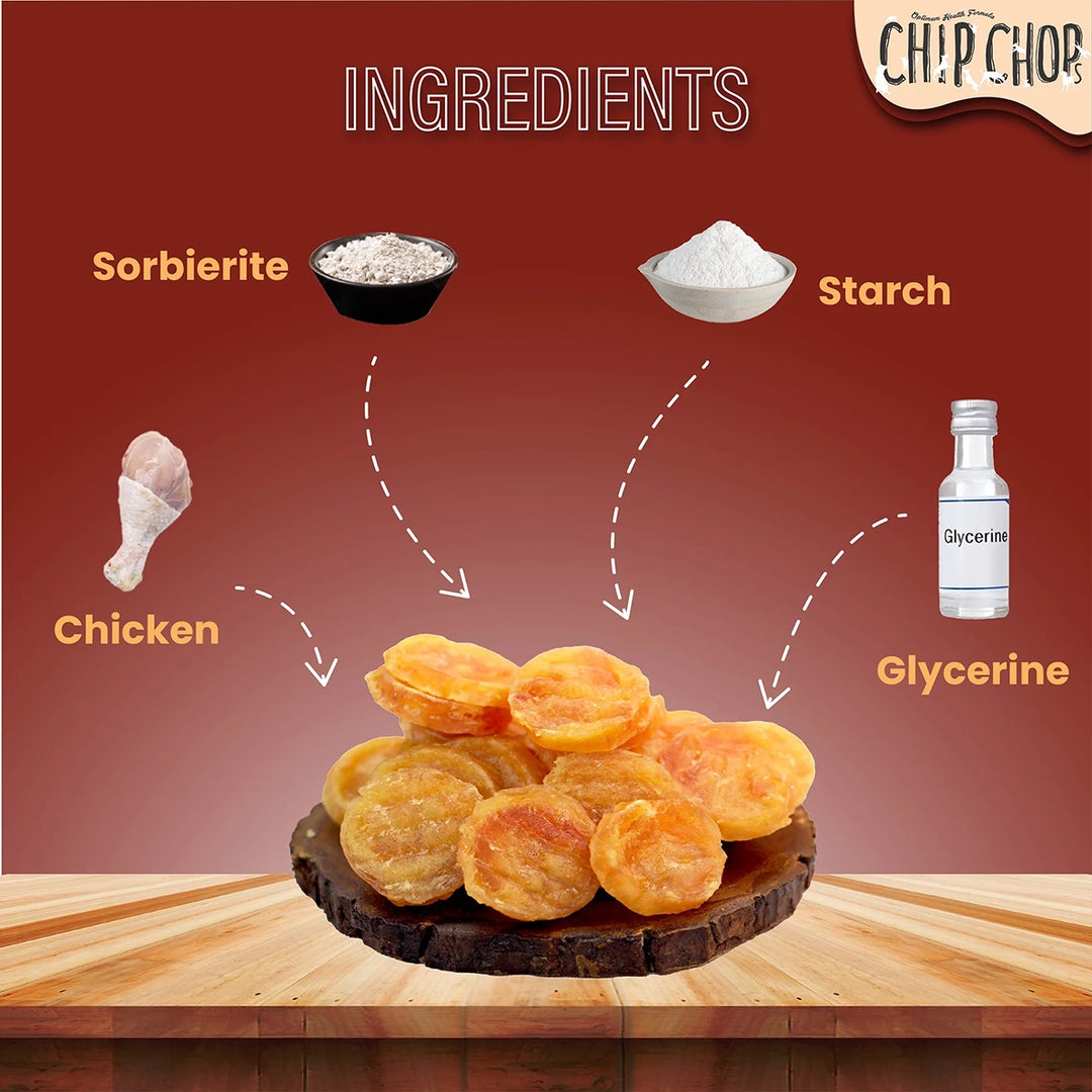 Chip Chops Chicken Chips Coins Dog Meaty Treat – 70g