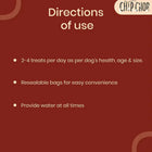 Chip Chops Dried Chicken Jerky Dog Meaty Treat - 70g - Zigly