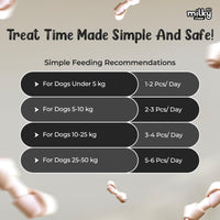 Dogaholic Milky Chew Bone Dog Treat - 15 pieces
