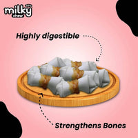 Dogaholic Milky Chew Chicken Bone Dog Treat - 10 Pieces
