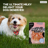 Dogaholic Milky Chew Chicken Stick Dog Treat - 10 pieces