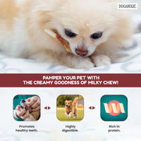 Dogaholic Milky Chew Chicken Stick Dog Treat - 10 pieces