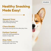 Dogaholic Milky Chew Cheese & Chicken Sticks Dog Treat - 10 pieces