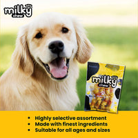 Dogaholic Milky Chew Cheese & Chicken Bones Dog Treat - 10 pieces
