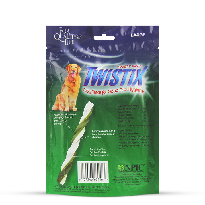NPIC Twistix Vanilla Mint Dog Dental Treat - 156g