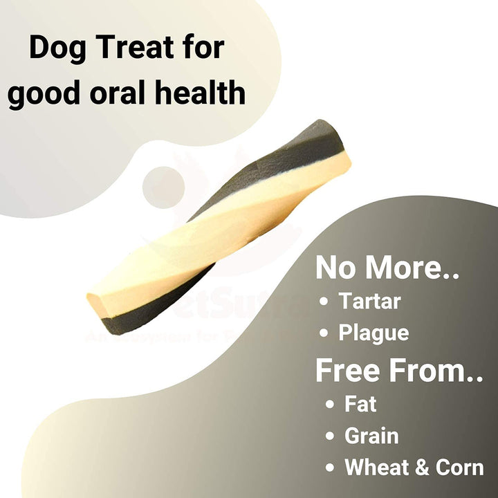 NPIC Twistix Vanilla Mint Dog Dental Treat - 50 Sticks - Canister
