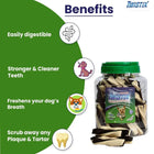 NPIC Twistix Vanilla Mint Dog Dental Treat - 50 Sticks - Canister - Zigly