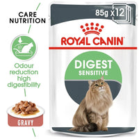 Royal Canin Digest Sensitive Wet Cat Food - All Breed Adult - 85g - Zigly