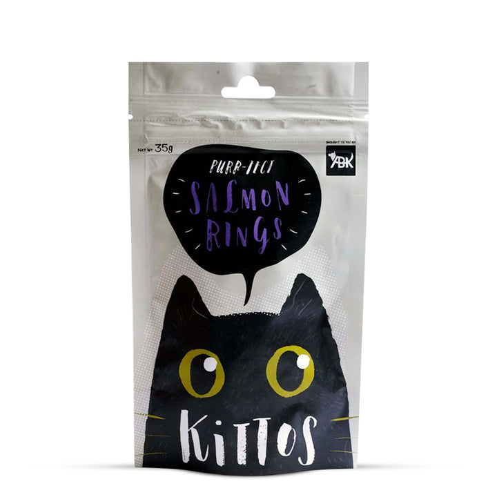 Kittos Salmon Rings Cat Meaty Treat – 35gm