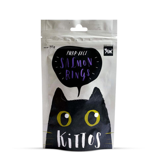 Kittos Salmon Rings Cat Meaty Treat – 35gm
