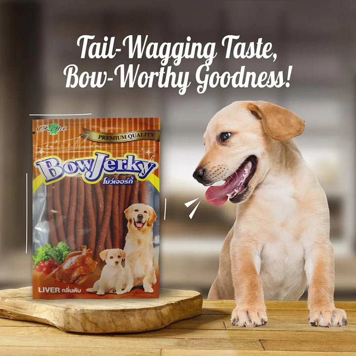 Rena BowJerky Chicken Sticks Dog Meaty Treat - 200g