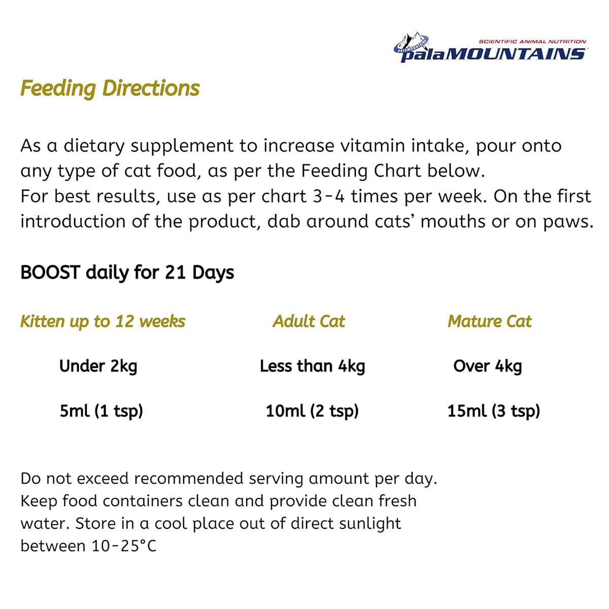 Palamountains My Beau Vitamin & Mineral Supplement for Cats - 300-ml