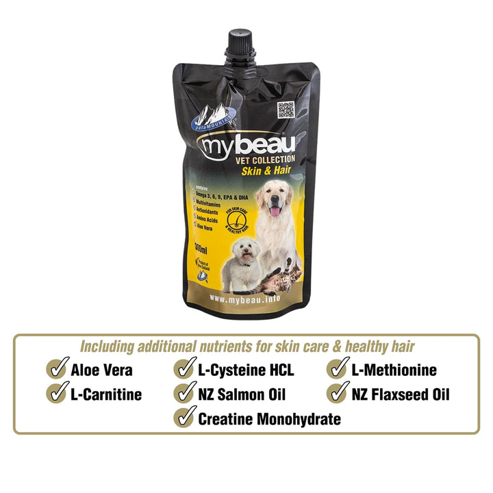 Palamountains My Beau Skin & Hair Supplement For Dog/Cat - 300 ml