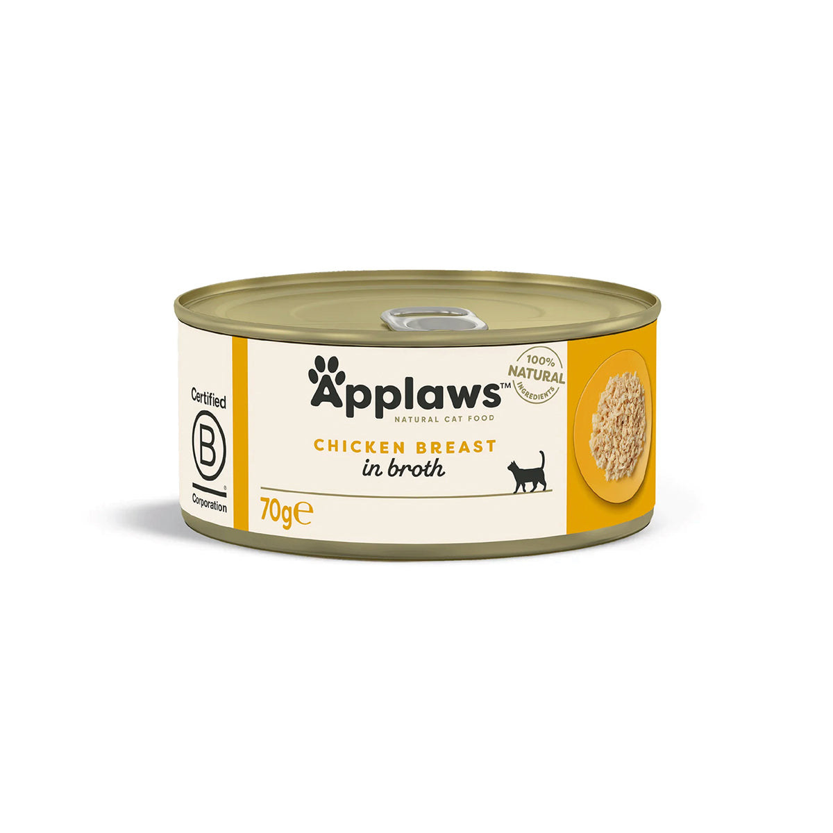 Applaws Chicken Breast Canned Adult Cat Food - Wet Cat Food - All Breeds - 70g