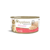 Applaws Canned Plain Salmon Mousse Adult - Wet Cat Food - All Breeds - 70g