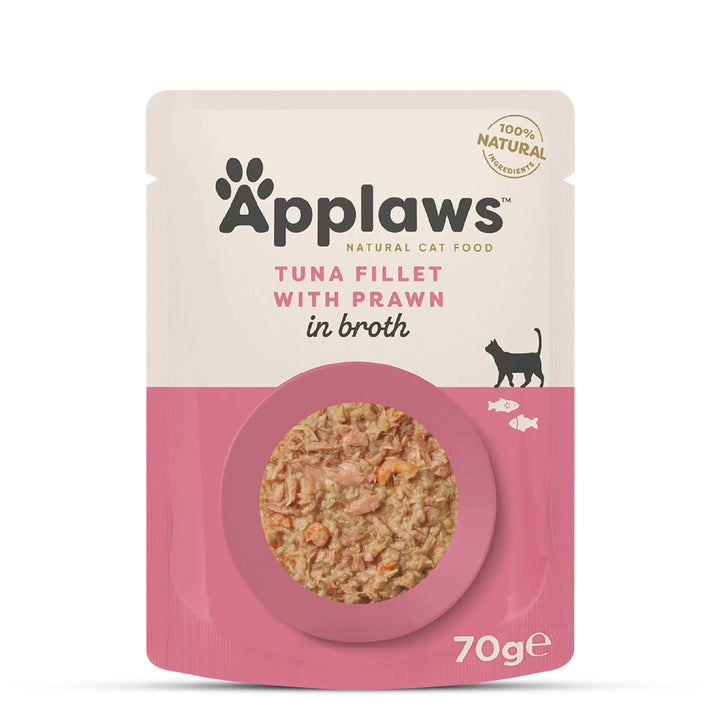 Applaws Tuna Fillet with Pacific Prawns Adult Wet Cat Food - 70g