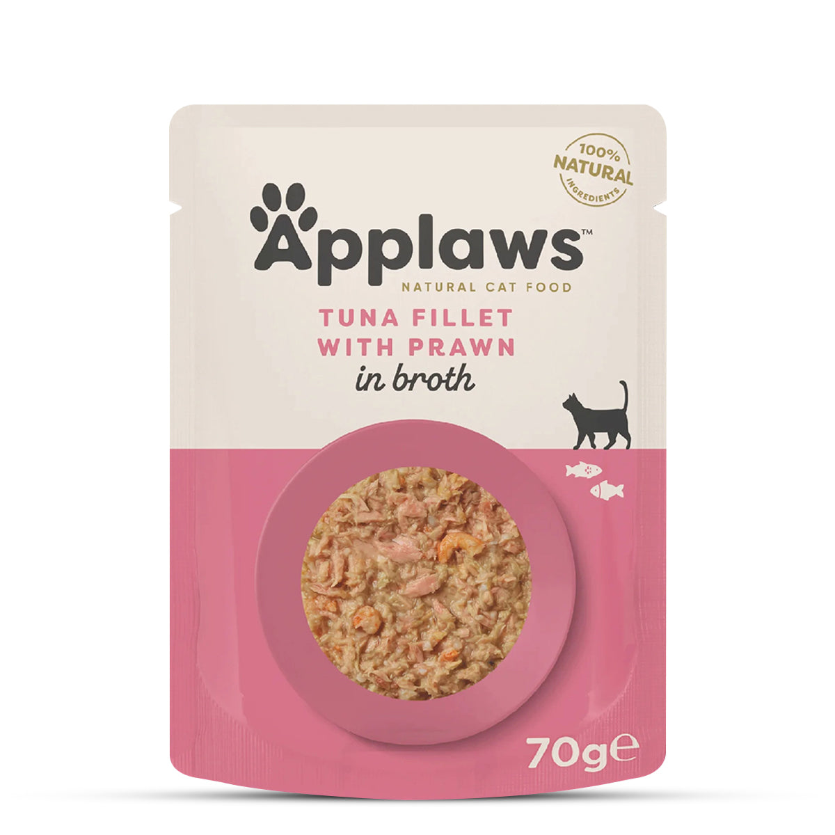 Applaws Tuna Fillet with Pacific Prawns Adult Wet Cat Food - 70g