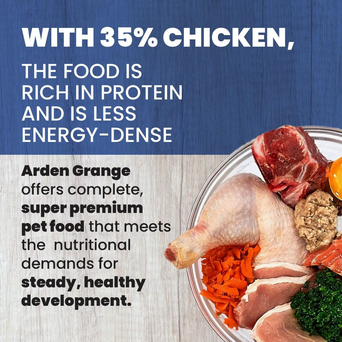 Arden Grange Puppy/Junior Fresh Chicken & Rice Dry Dog Food - Large Breed