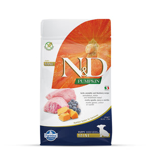 Farmina N&D Grain Free Pumpkin Lamb & Blueberry Dry Dog Food - Mini Breed Puppy