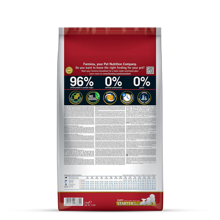 Farmina N&D Grain Free Pumpkin Chicken & Pomegranate Dry Dog Food - All Breed Puppy Starter
