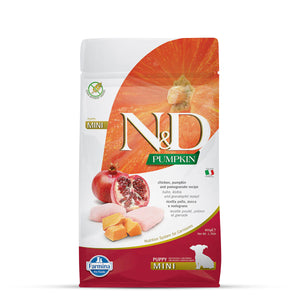 Farmina N&D Grain Free Pumpkin Chicken & Pomegranate Dry Dog Food - Mini Breed Puppy