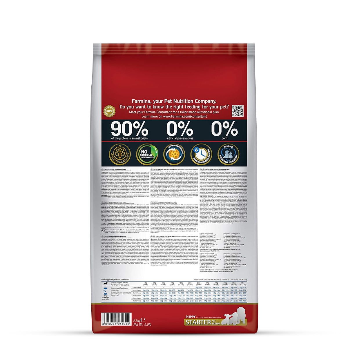 Farmina N&D Ancestral Grain Chicken & Pomegranate Starter Puppy Food - Dry Dog Food - All Breed