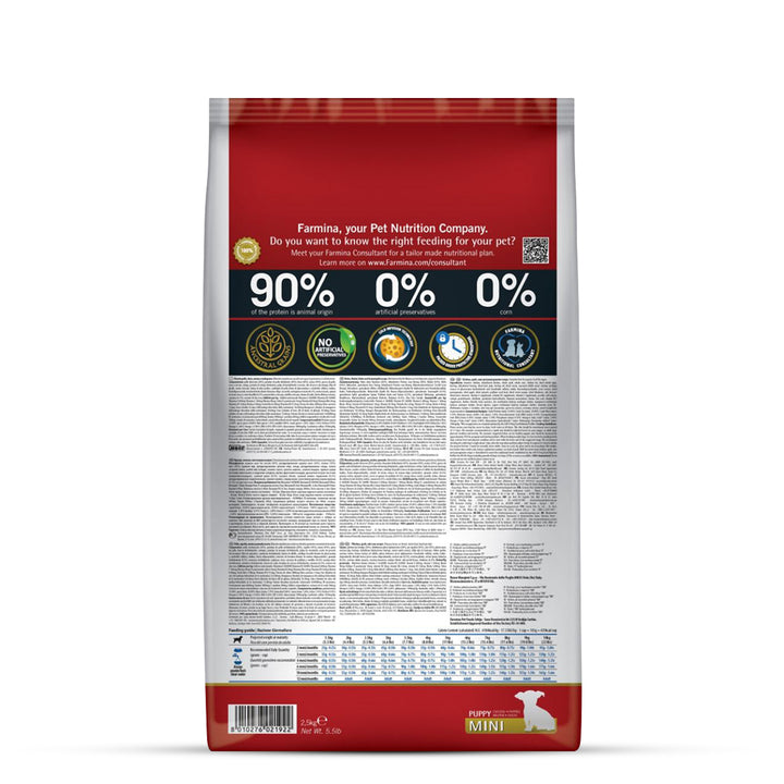 Farmina N&D Ancestral Grain Chicken & Pomegranate Mini Breed Puppy Food